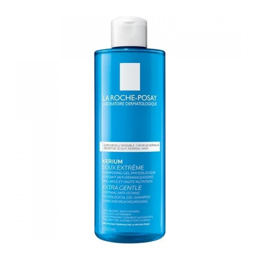 La Roche‑Posay Kerium Extra Gentle Gel Shampoo 400 ml – Καθημερινή Καταπραϋντική Φροντίδα για Κανονικά Μαλλιά Φροντίδα μαλλιών