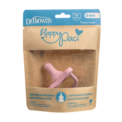Dr. Brown’s Πιπίλα Όλο Σιλικόνη Ροζ – Ασφαλής, Απαλή & Ορθοδοντική για Καθημερινή Χρήση