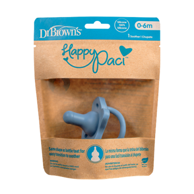 Dr. Brown’s Πιπίλα Όλο Σιλικόνη Σιέλ – Μαλακή, Ορθοδοντική & Απόλυτα Ασφαλής
