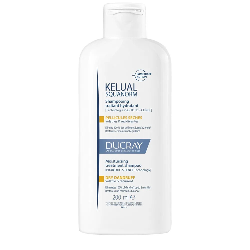 Ducray Kelual Squanorm Σαμπουάν Αγωγής για Ξηρή Πιτυρίδα 200ml Φροντίδα μαλλιών