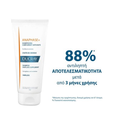 Ducray Anaphase+ Shampoo 200ml – Δυναμωτικό Σαμπουάν Κατά της Τριχόπτωσης