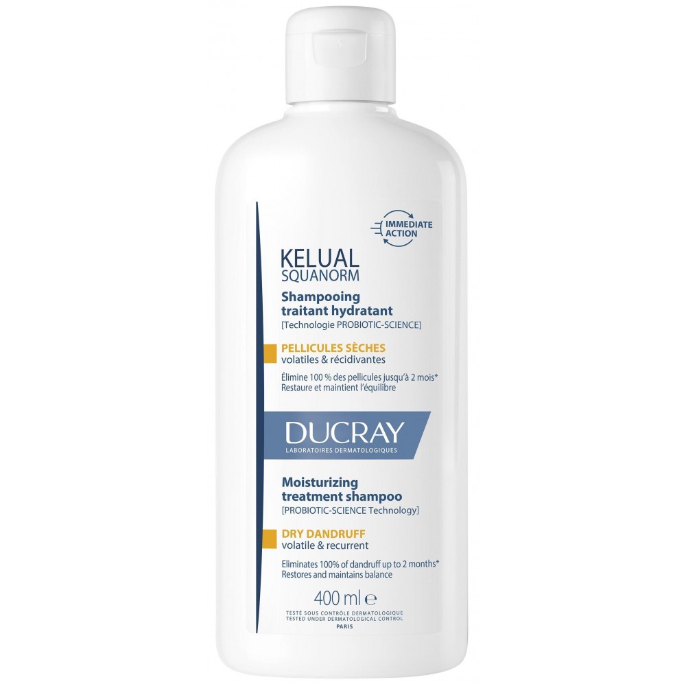 Ducray Kelual Squanorm Σαμπουάν Αγωγής για Ξηρή Πιτυρίδα 400ml Φροντίδα μαλλιών