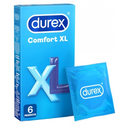 Durex Comfort XL Προφυλακτικά 6τμχ – Μεγαλύτερο Μέγεθος, Απόλυτη Άνεση & Σιγουριά