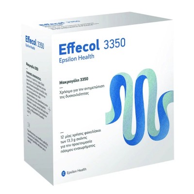 Epsilon Health Effecol 3350 – Κλινικά Αποδεδειγμένη Λύση για τη Δυσκοιλιότητα, 12 Φακελίσκοι