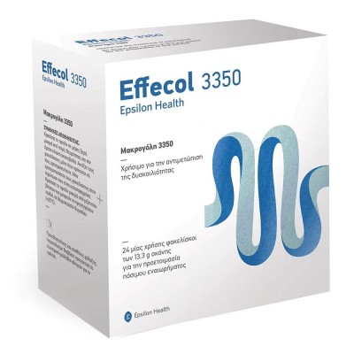 Epsilon Health Effecol 3350 – Φυσική Ρύθμιση της Δυσκοιλιότητας, 24 Φακελίσκοι
