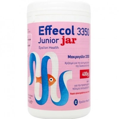 Epsilon Health Effecol 3350 Junior – Ασφαλής Ρύθμιση της Παιδικής Δυσκοιλιότητας, 400g