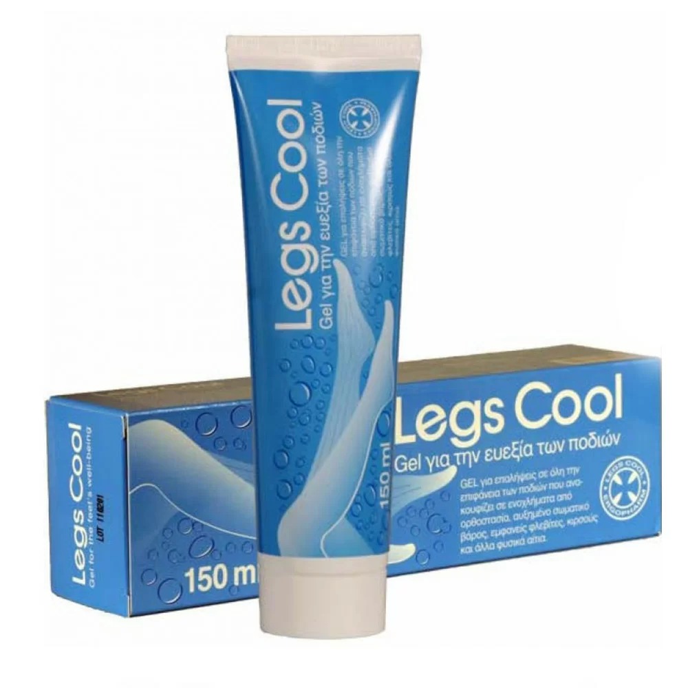 ErgoPharm Legs Cool Gel για την Ανακούφιση των Κουρασμένων & Καταπονημένων Ποδιών, 150ml Περιποίηση Άκρων 