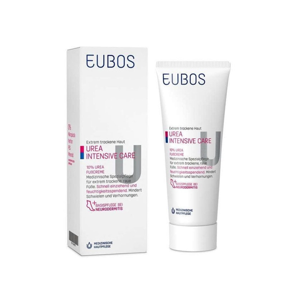 Eubos Urea 10% Ενυδατική Κρέμα Ανάπλασης Ποδιών 100ml Περιποίηση Άκρων 