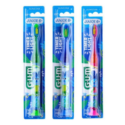 GUM LIGHT UP 903 Παιδική Οδοντόβουρτσα με Φωτάκι για Ηλικίες 7–9 Ετών
