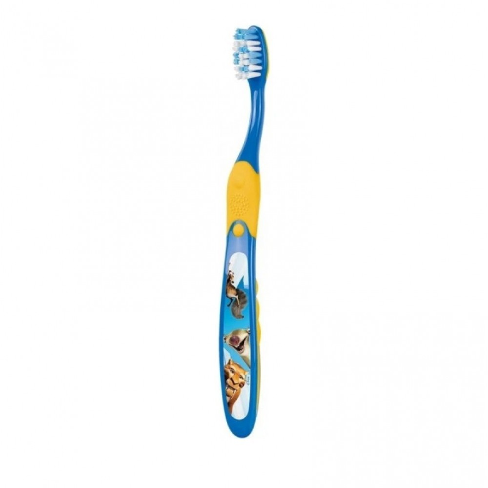 Elgydium Junior Ice Age Οδοντόβουρτσα για Παιδιά 7-12 Ετών – Απαλή Φροντίδα με Ήρωες της Ταινίας! Στοματική φροντίδα