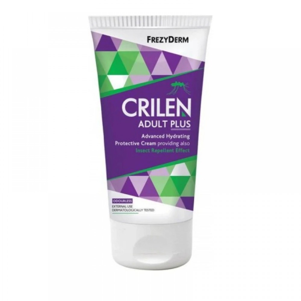 Frezyderm Crilen Adults Plus 125ml – Εξειδικευμένο Εντομοαπωθητικό Γαλάκτωμα με Ενυδατική Δράση για Ενήλικες Πρώτες Βοήθειες