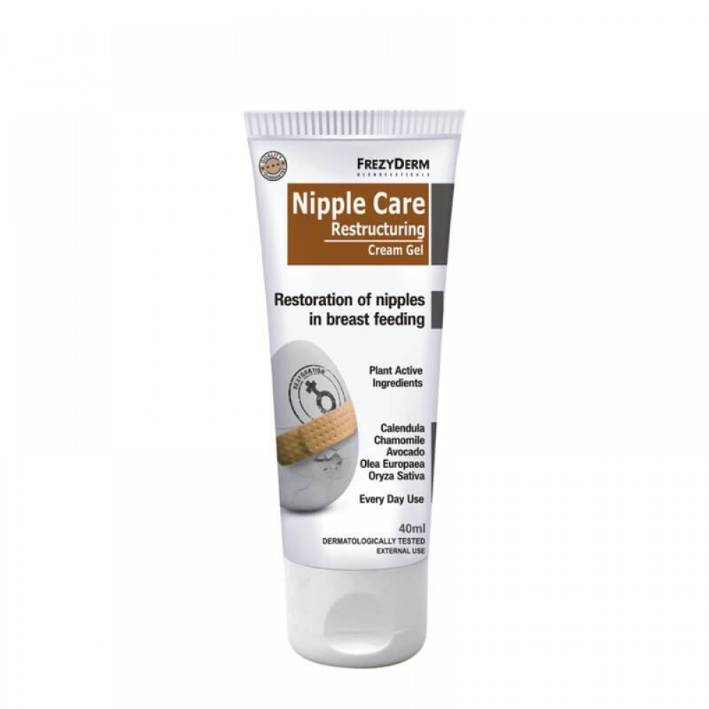 Frezyderm Nipple Care Restructuring Cream-Gel 40ml – Επιστημονική Φροντίδα για Ερεθισμένες Θηλές από Θηλασμό Εγκυμοσύνη - Λοχεία