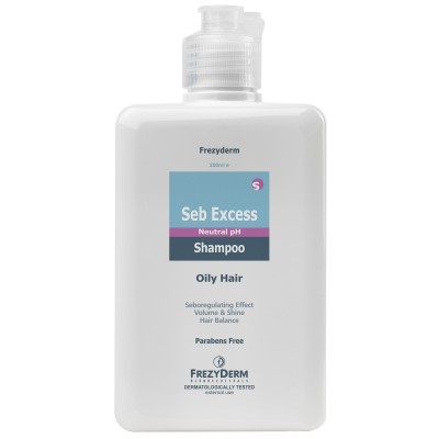 Frezyderm SEB EXCESS Shampoo 200ml – Σαμπουάν Ρύθμισης Σμηγματόρροιας & Ερεθισμών Τριχωτού