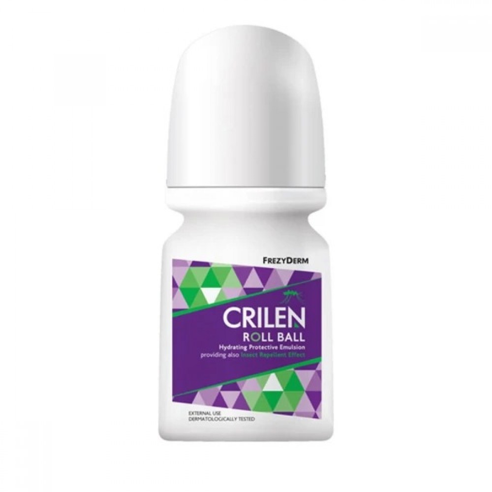 Frezyderm Crilen Roll Ball 50ml – Εντομοαπωθητική Φροντίδα με Ενυδατική Δράση σε Roll-On Μορφή Πρώτες Βοήθειες