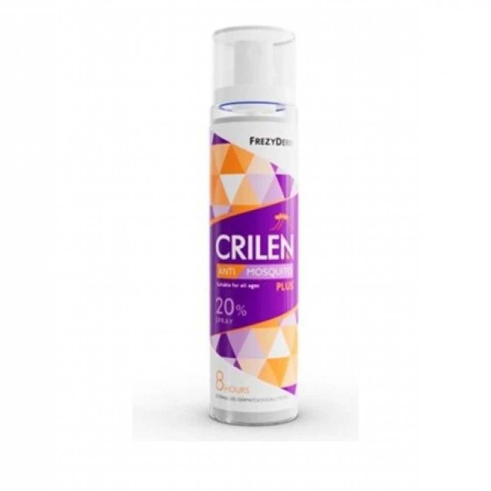 Frezyderm Crilen Anti-Mosquito Plus Spray 100ml – Έντονη Προστασία από Κουνούπια με 20% IR3535 για Όλη την Οικογένεια Πρώτες Βοήθειες