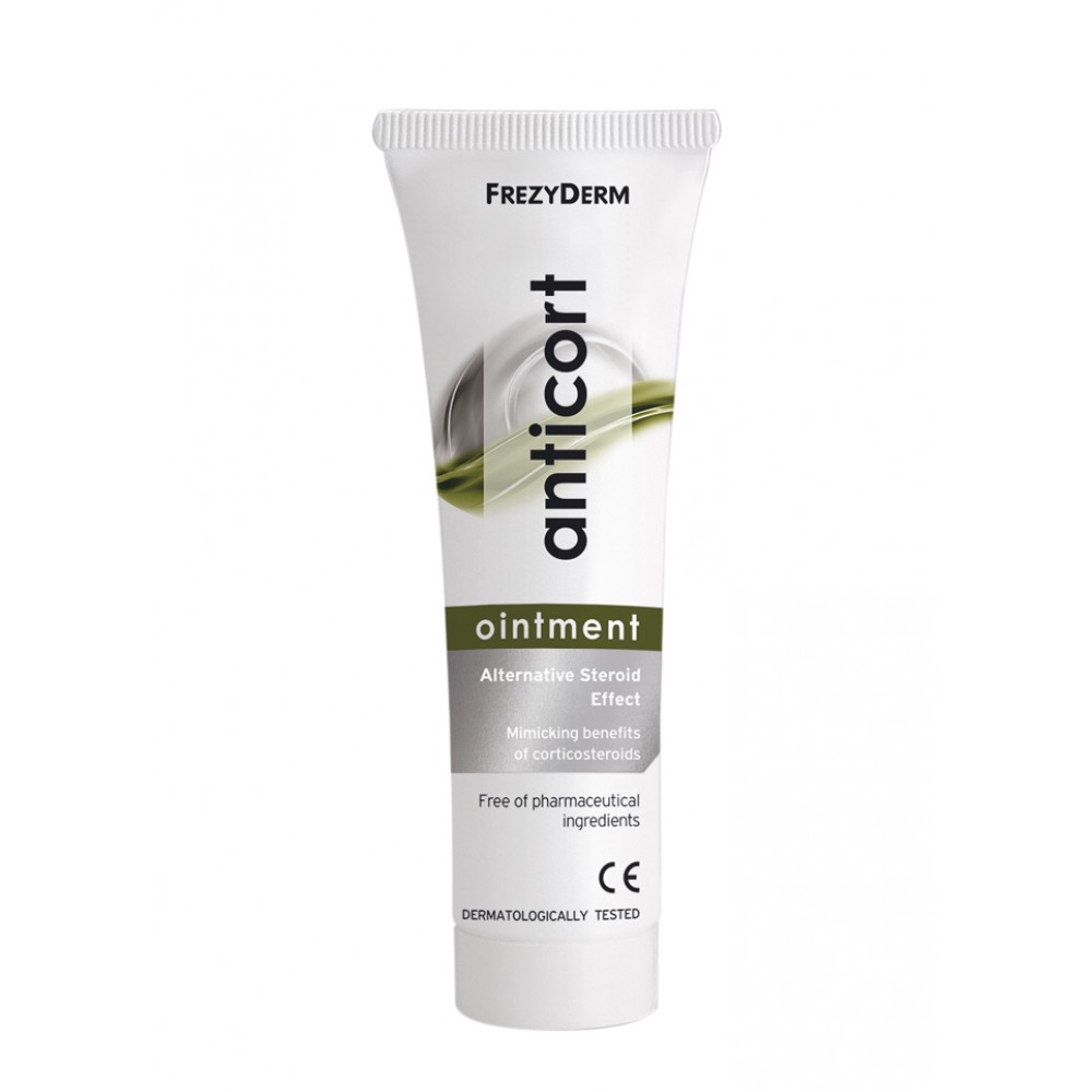 Frezyderm ANTICORT Ointment 50ml – Φυσική Καταπραϋντική Αλοιφή χωρίς Κορτιζόνη για Ερεθισμούς & Φλεγμονές Πρώτες Βοήθειες