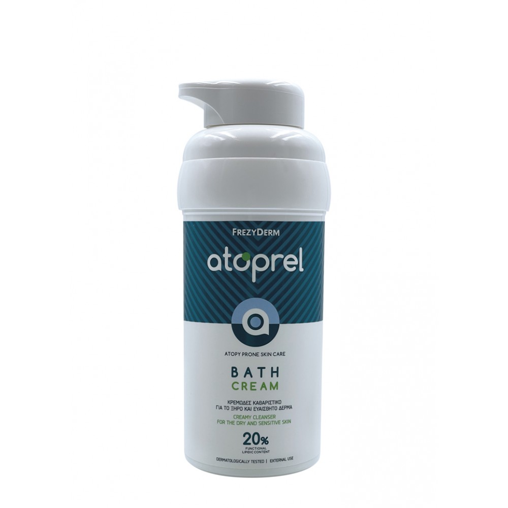 Frezyderm Atoprel Bath Cream 300ml – Κρεμώδες Καθαριστικό για Ατοπική Δερματίτιδα & Ξηρό Δέρμα Φροντίδα μωρού