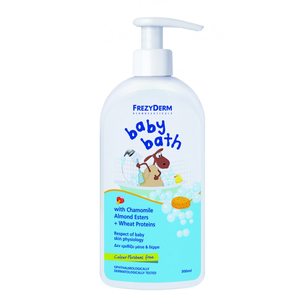 Frezyderm BABY BATH Βρεφικό Αφρόλουτρο 300ml – Καθημερινός Καθαρισμός & Ενυδάτωση για Ευαίσθητα Δέρματα Φροντίδα μωρού