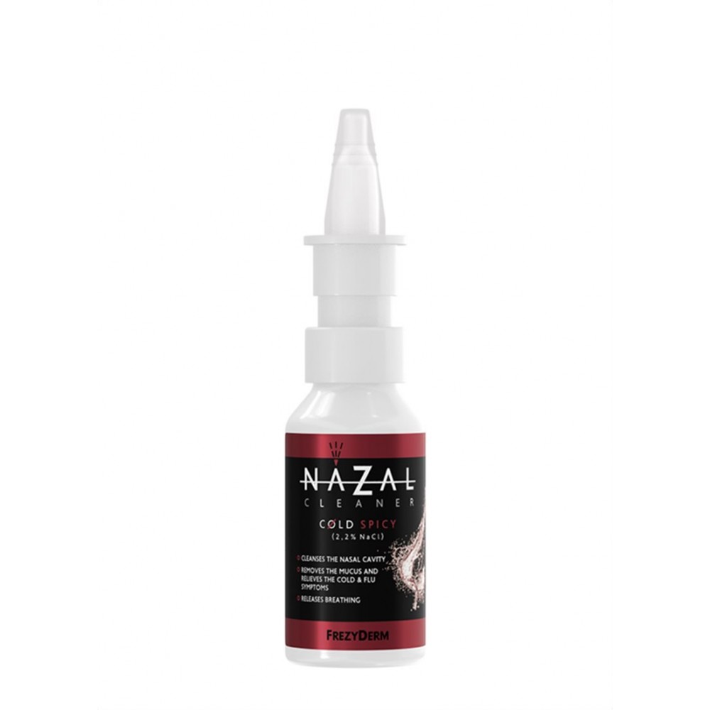 Frezyderm Nazal Cleaner Cold Spicy - Ρινικό Σπρέι για Βουλωμένη Μύτη με Ευκάλυπτο & Μέντα - 30ml Κρυολόγημα