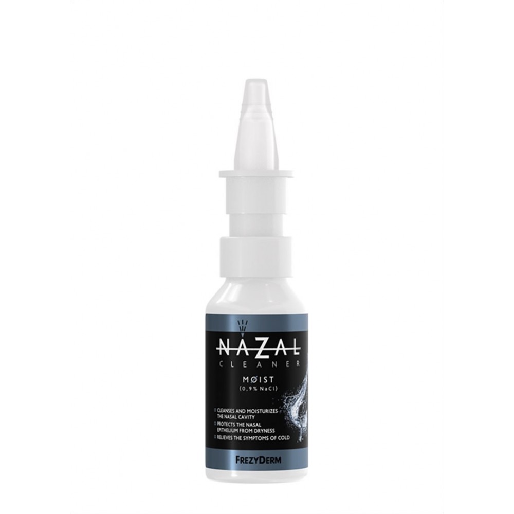 Frezyderm Nazal Cleaner Moist 0,9% NaCl 30ml – Ρινικό Σπρέι για Ανακούφιση από Ξηρότητα Κρυολόγημα
