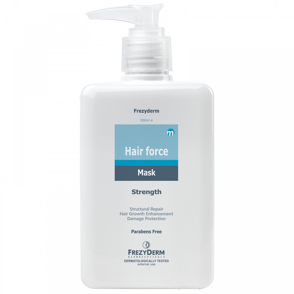 Frezyderm HAIR FORCE Mask 200ml – Μάσκα Αναδόμησης & Ενδυνάμωσης για Τριχόπτωση Φροντίδα μαλλιών