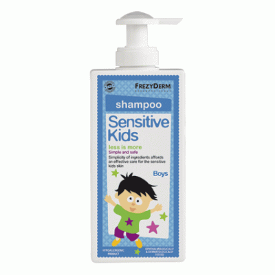 Frezyderm Sensitive Kids Shampoo for Boys 200ml – Παιδικό Σαμπουάν για Αγόρια με Ευαίσθητο Δέρμα