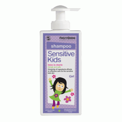 Frezyderm Sensitive Kids Shampoo for Girls 200ml – Απαλό Παιδικό Σαμπουάν για Κορίτσια με Ευαίσθητο Τριχωτό