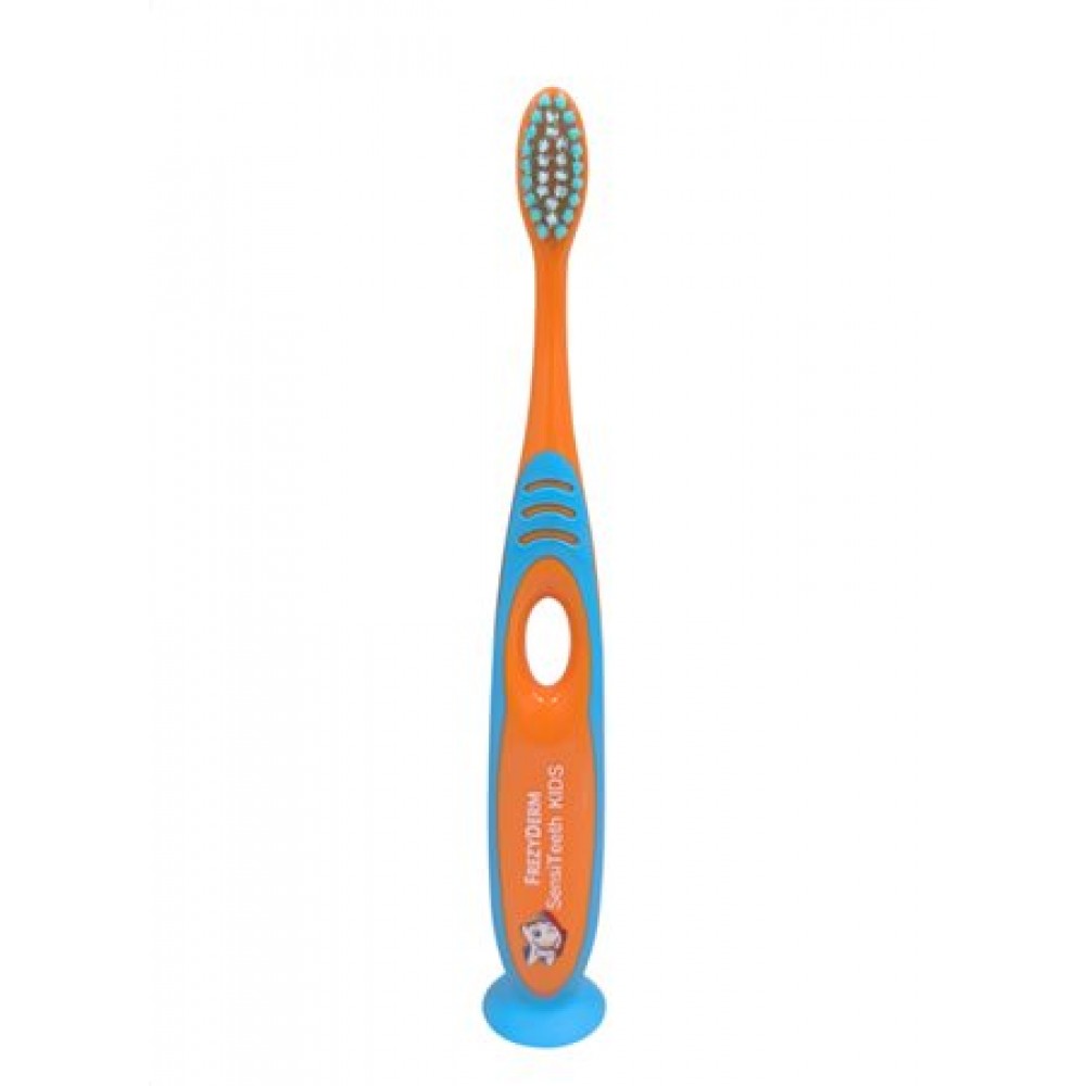 Frezyderm SensiTeeth Kids Toothbrush Soft Orange – Μαλακή Παιδική Οδοντόβουρτσα για Ηλικίες 3–6 Ετών Στοματική φροντίδα