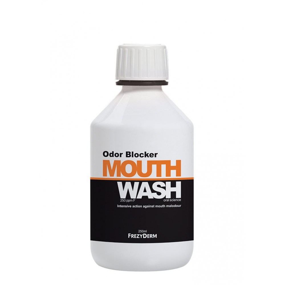 Frezyderm Odor Blocker Mouthwash 250ml – Στοματικό Διάλυμα για Κακοσμία & Δυσάρεστη Αναπνοή Στοματική φροντίδα