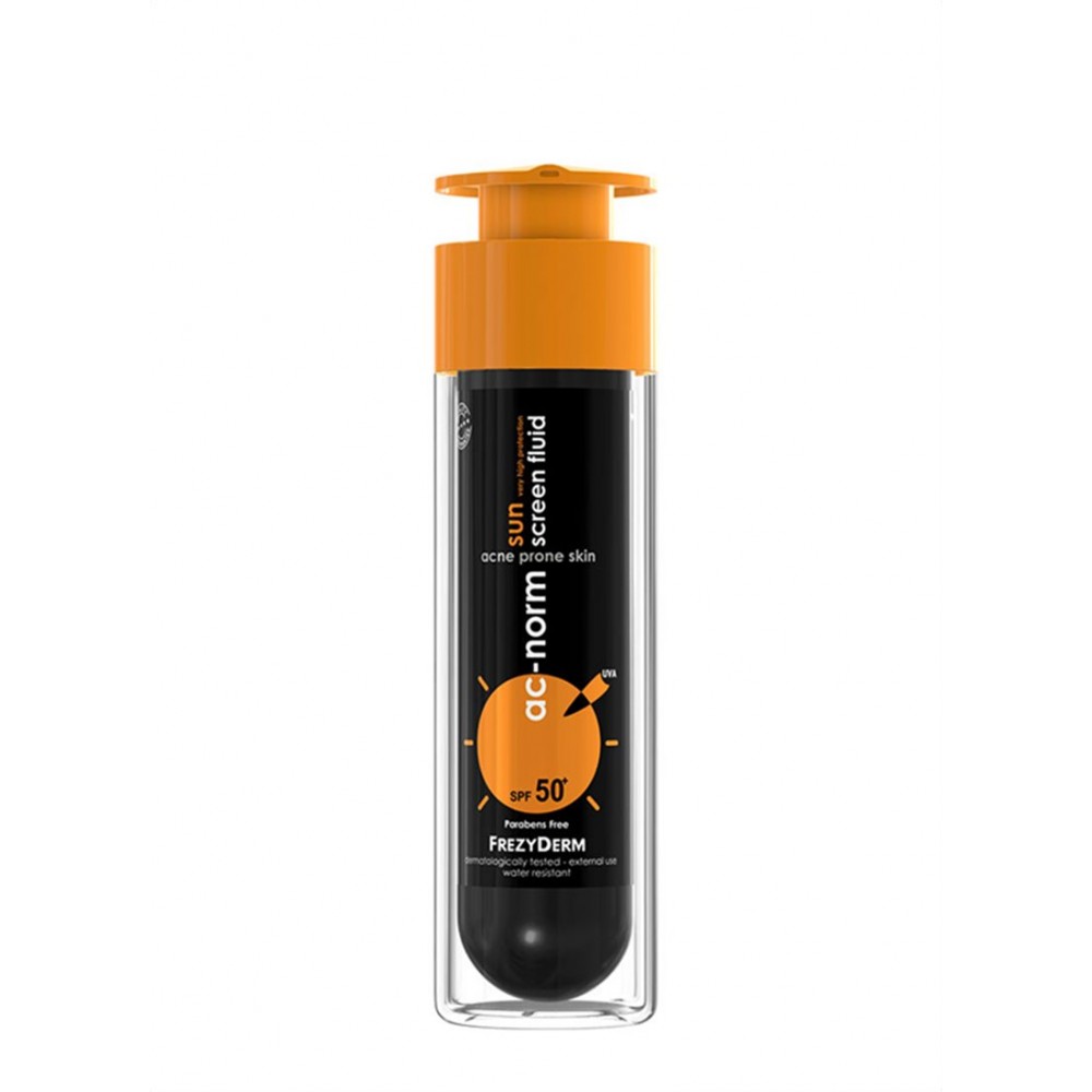 Frezyderm Ac-Norm Sun Screen Fluid SPF50+ 50ml | Υψηλή Αντηλιακή Προστασία για Δέρμα με Τάση Ακμής Αντηλιακά