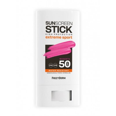 Frezyderm Extreme Sport Stick Magenta SPF50 20ml – Αντηλιακό Stick με Χρώμα