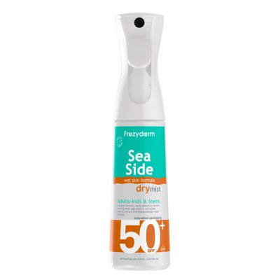 Frezyderm SEA SIDE DRY MIST SPF 50+ 300ml – Αντηλιακό Spray για Άνετη & Ολοκληρωμένη Προστασία