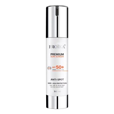 Froika Premium Sun Screen SPF50+ Anti‑Spot – Πολύ Υψηλή Προστασία & Δράση κατά των Κηλίδων, 50 ml