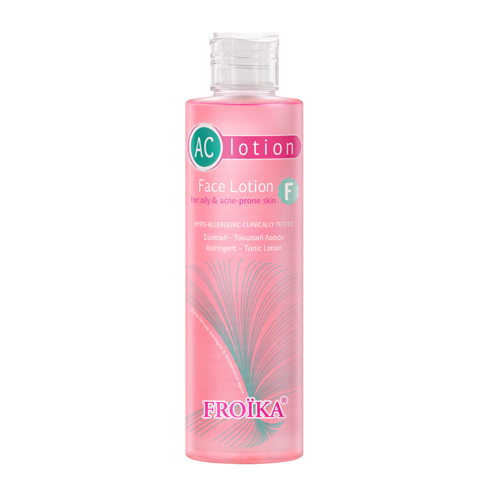 Froika AC Lotion F 200ml – Λοσιόν Καθαρισμού & Ρύθμισης Σμήγματος για Λιπαρή Επιδερμίδα Καλλυντικά