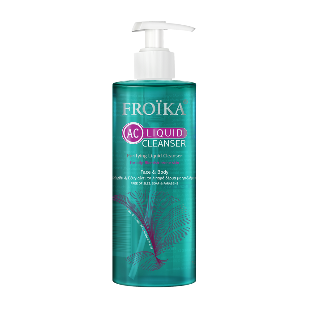 Froika AC Liquid Cleanser 400ml – Καθαριστικό Gel για Λιπαρό & Ακνεϊκό Δέρμα Καλλυντικά