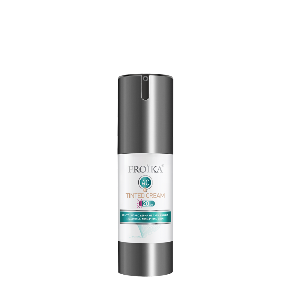 Froika AC Tinted Cream 30ml – Αντι-Ακνεϊκή Κρέμα με Χρώμα & Σμηγματορυθμιστική Δράση Καλλυντικά