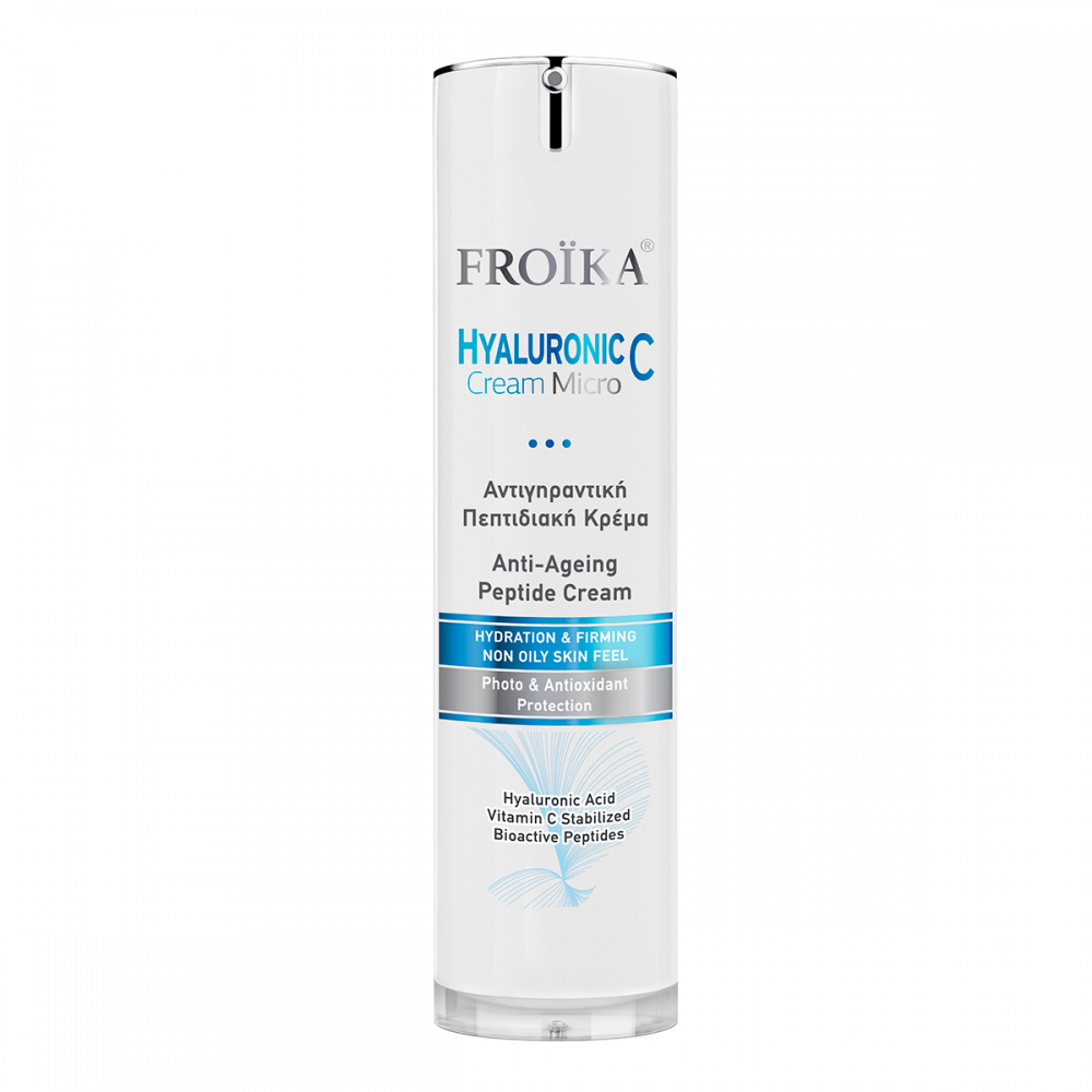 Froika Hyaluronic C Micro Cream 50ml – Υψηλής Τεχνολογίας Κρέμα Αντιγήρανσης & Ενυδάτωσης για Πρόσωπο Καλλυντικά