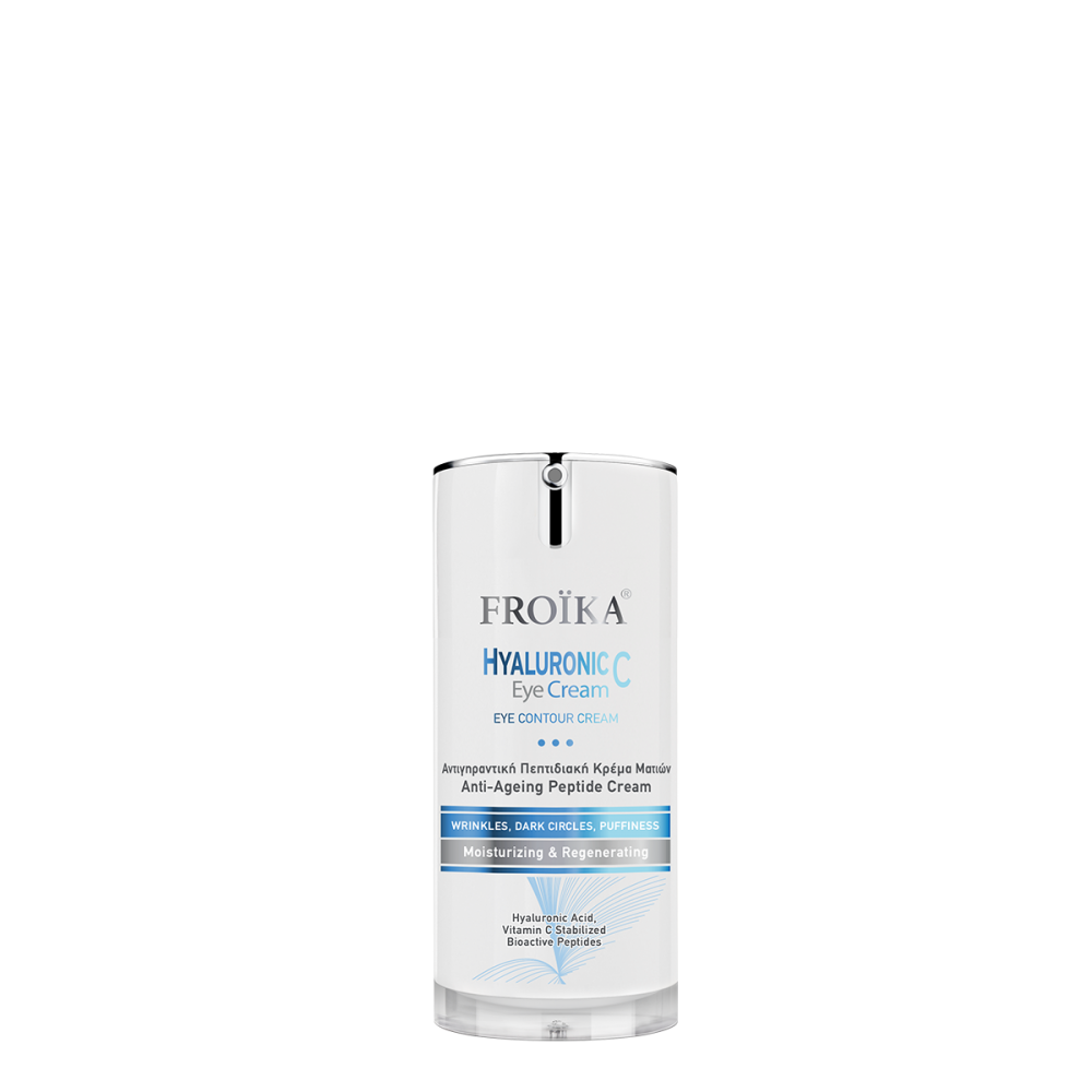 Froika Hyaluronic C Eye Cream 15ml – Αντιγηραντική Κρέμα Ματιών με Υαλουρονικό Οξύ & Βιταμίνη C Καλλυντικά
