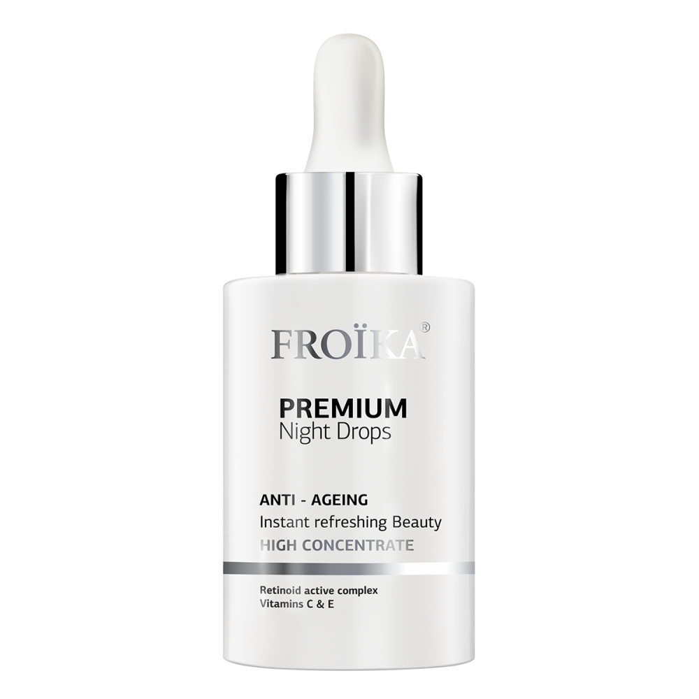 Froika Premium Night Drops 30ml – Νυχτερινός Ορός Αναδόμησης & Επαναφοράς της Επιδερμίδας Καλλυντικά