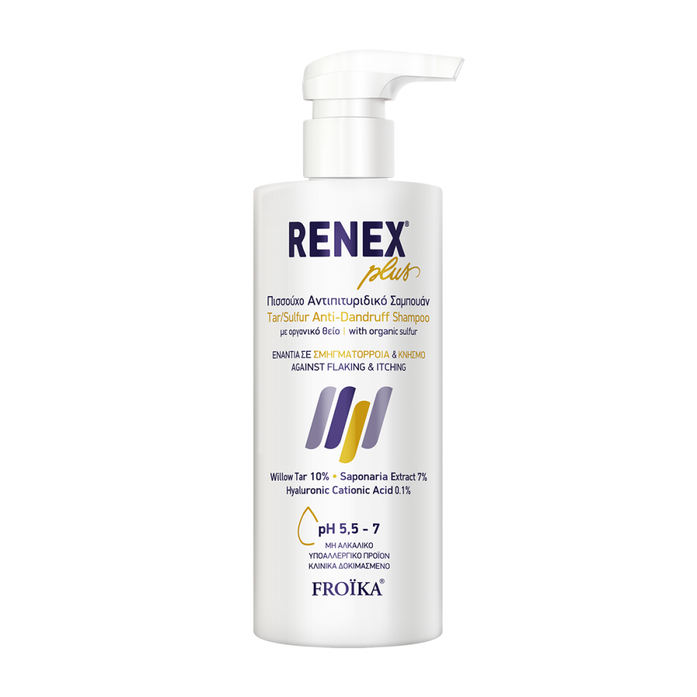 Froika Renex Plus Shampoo 400ml – Επανεκκίνηση για το Τριχωτό με Τάση σε Λιπαρότητα & Κνησμό Φροντίδα μαλλιών