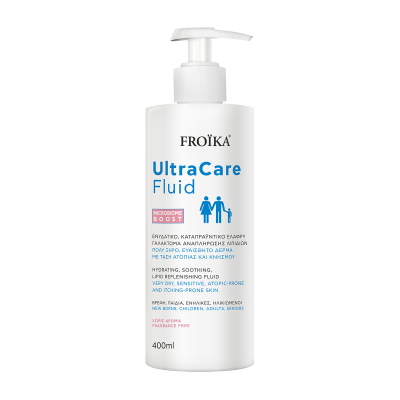 Froika Ultracare Fluid 400ml – Ανάλαφρο Ενυδατικό Γαλάκτωμα για Ευαίσθητο, Ξηρό & Αφυδατωμένο Δέρμα