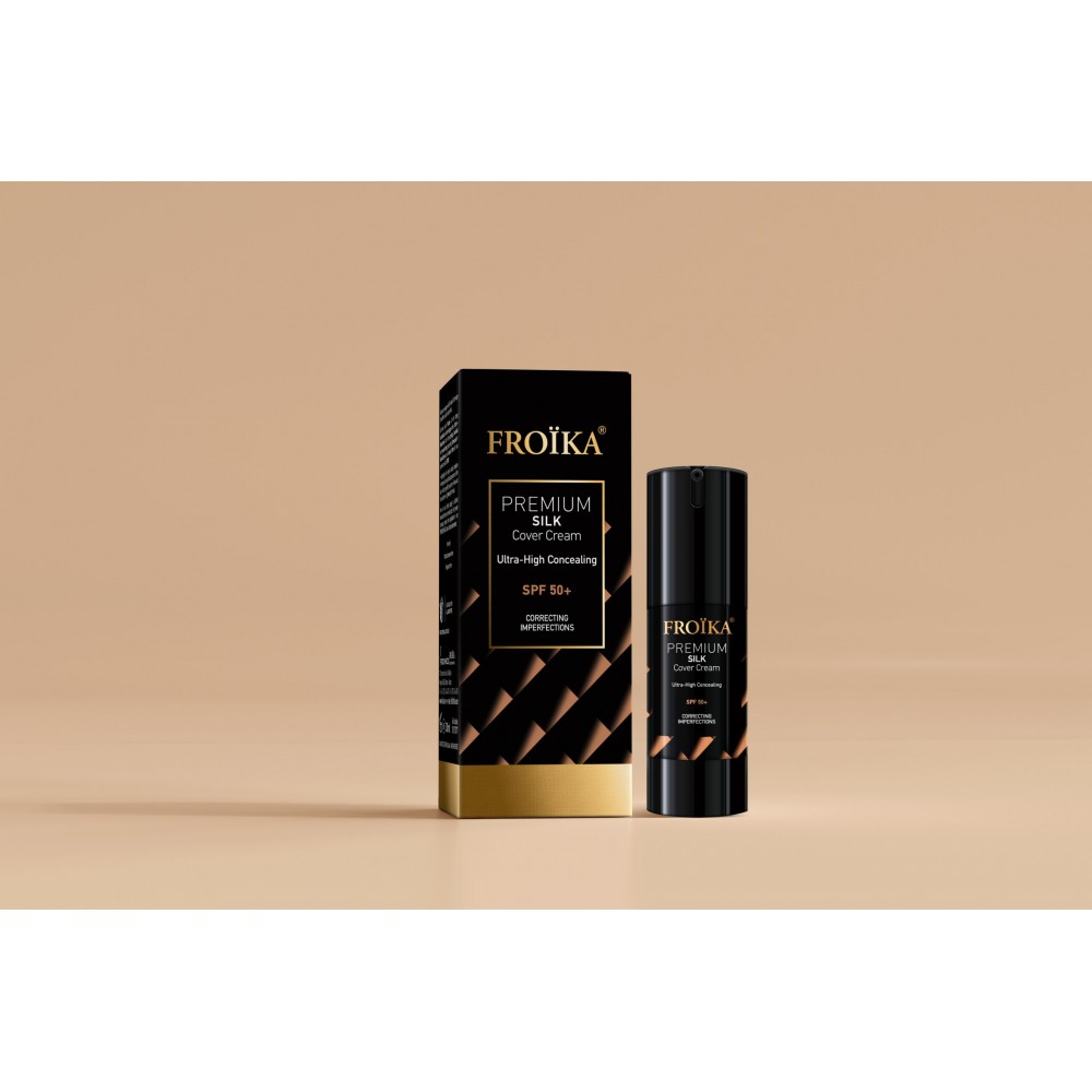 Froika Premium Silk Cover Cream 30ml – Έγχρωμη Κρέμα Προσώπου με Αντιηλιακή Δράση & Αψεγάδιαστη Κάλυψη Καλλυντικά