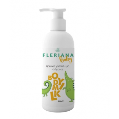 Fleriana Baby Body Milk 300ml – Φυσικό Βρεφικό Γαλάκτωμα για Ευαίσθητο Δέρμα
