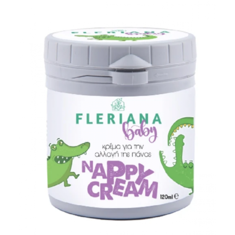 Fleriana Baby Κρέμα Αλλαγής Πάνας 120ml – Φυσική Προστασία για το Ευαίσθητο Βρεφικό Δέρμα Φροντίδα μωρού