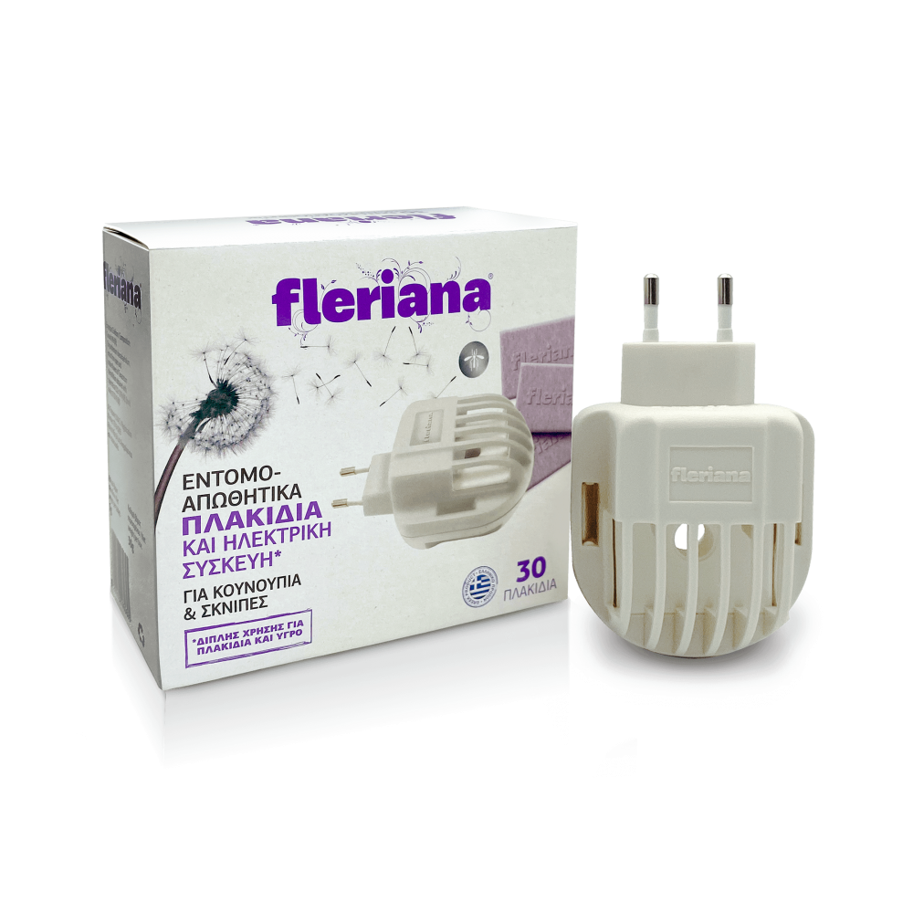 Fleriana Αντικουνουπική Συσκευή & Δισκία 20τμχ Πρώτες Βοήθειες