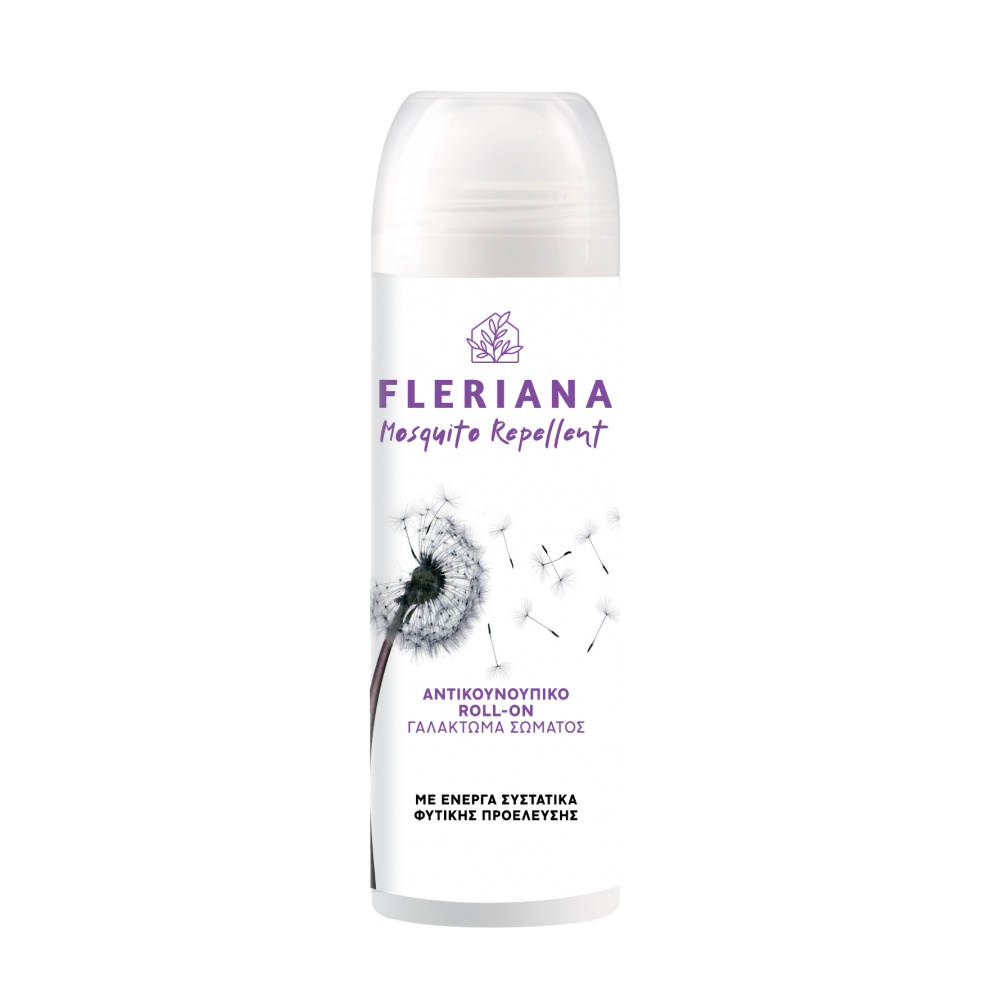 Fleriana Roll-On Αντικουνουπικό Λοσιόν Σώματος 50ml Πρώτες Βοήθειες