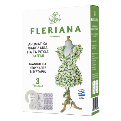 Fleriana Φακελάκια Ρούχων με Άρωμα Γιασεμιού 3τμχ