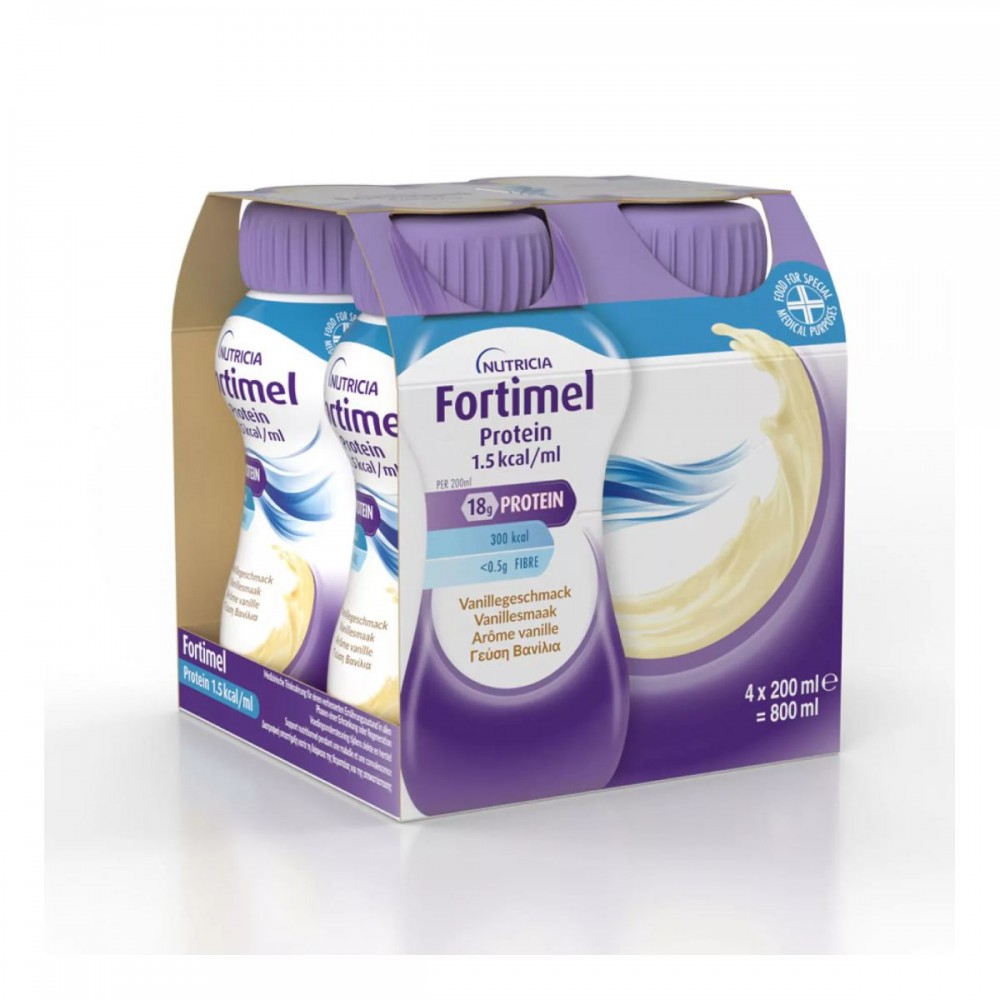 Nutricia Fortimel Extra Βανίλια 4x200ml – Υπερπρωτεϊνικό Ρόφημα για Θρέψη & Αποκατάσταση Συμπληρώματα διατροφής