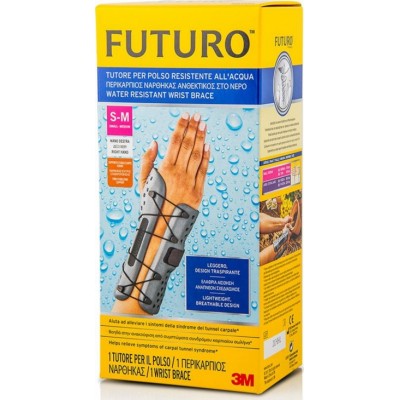 3M Futuro™ Αδιάβροχος Περικάρπιος νάρθηκας για δεξι χέρι Small-Medium