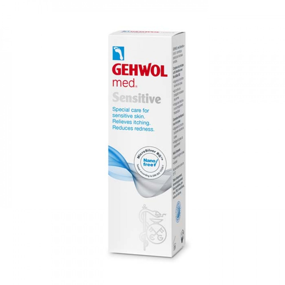 Gehwol Med Sensitive 75ml – Κρέμα Ποδιών για Ευαίσθητο, Αντιδραστικό & Ατοπικό Δέρμα με Προστατευτική Δράση Περιποίηση Άκρων 